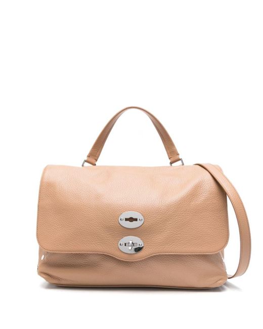 Zanellato Natural Postina Daily Medium Leather Handbag