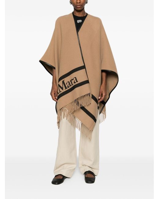 Max Mara Natural Wool Cape