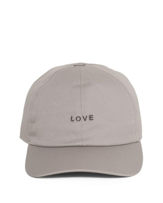 Rick Owens Gray Logo Baseball Hat