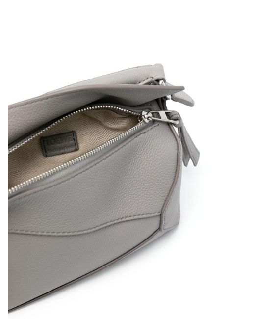 Loewe Gray Puzzle Edge Leather Mini Bag