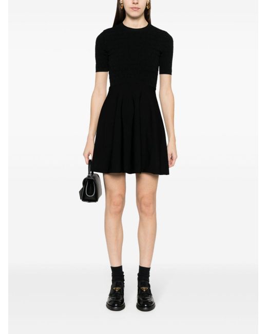 Valentino Black Toile Iconographe Mini Dress
