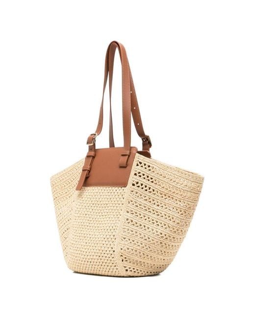 Loewe Natural Hammock Rafia Cabas Bag