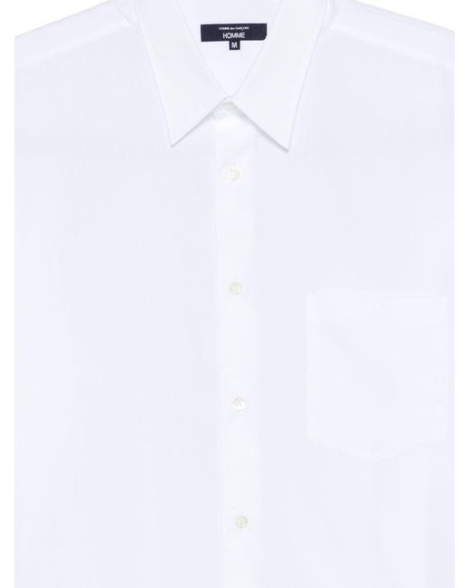 Comme des Garçons White Logo Shirt for men