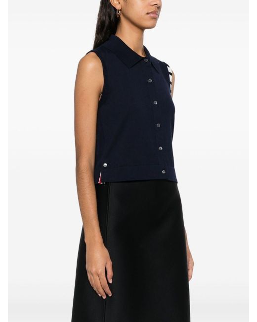 Top 4Bar di Thom Browne in Blue