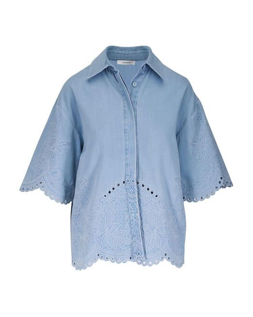 Zimmermann Blue Daylight Denim Shirt