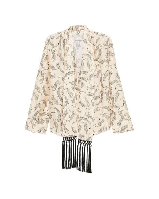 Forte_forte White Fringed Shirt