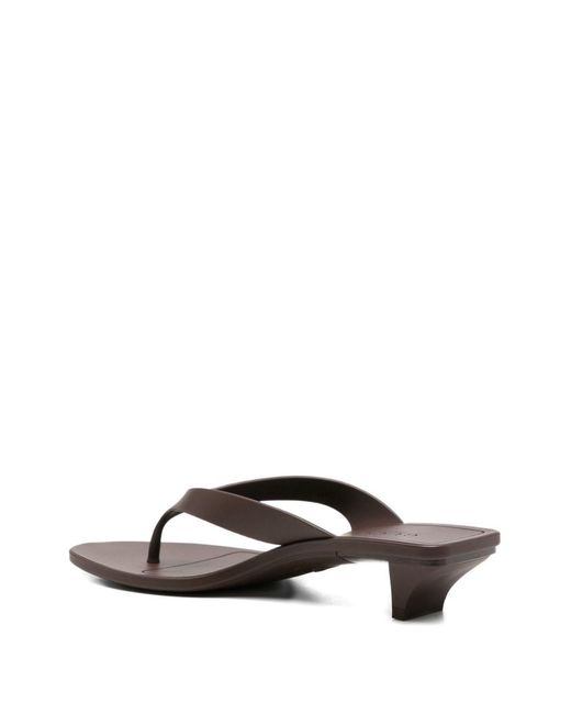 Gucci White Vittoria Thong Sandals