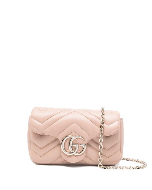 Gg Marmont Borsa Mini di Gucci in Pink