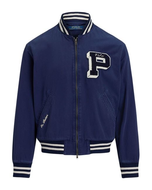 Ralph Lauren Blue Track Jacket for men