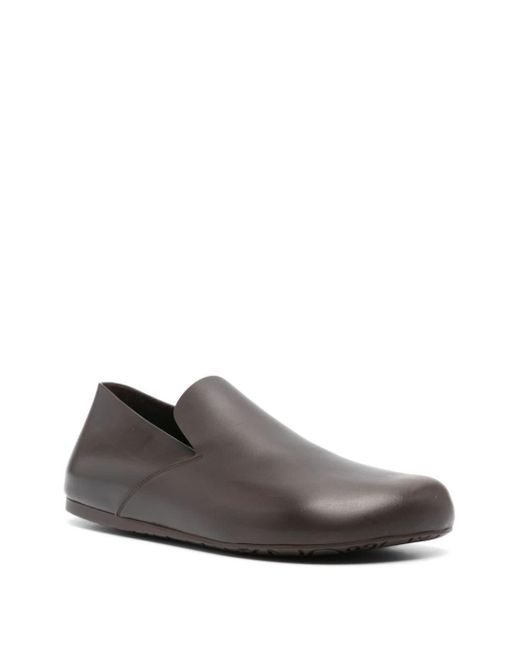 Loewe Brown Leather Moccasin for men