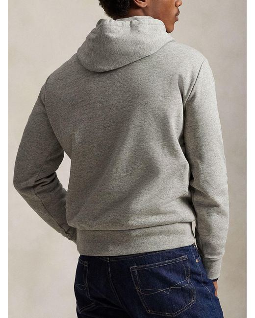 Polo Ralph Lauren Gray Fleece Graphic Sweatshirt for men