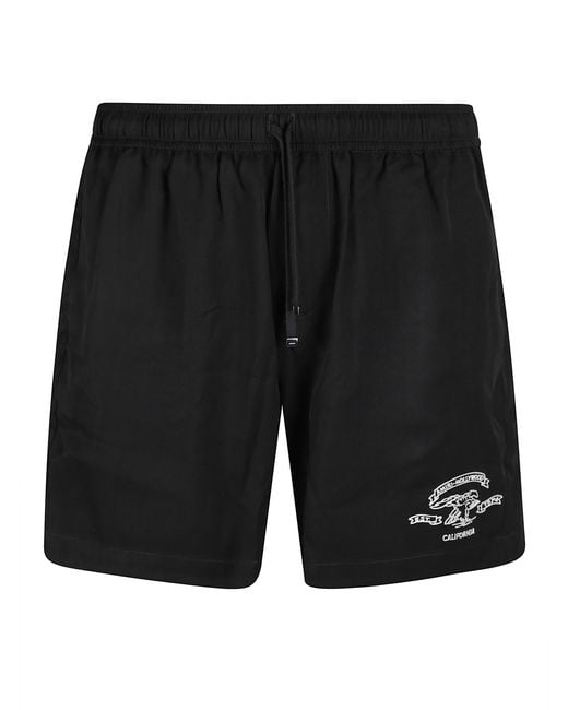 Amiri Black Bermuda Shorts With Logo for men