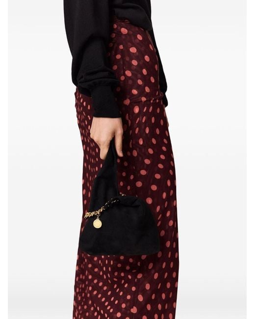 Stella McCartney Black Falabella Wristlet Bag