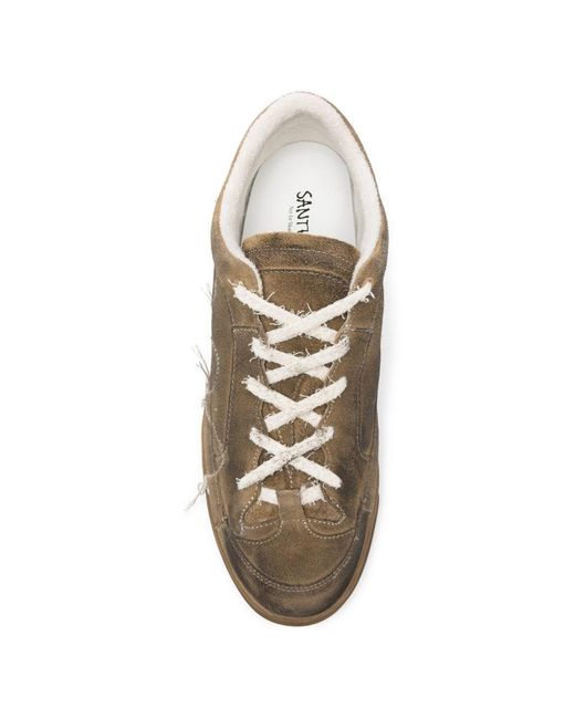 Santha Brown Lovecut Sneaker for men
