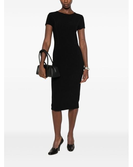 Emporio Armani Black Midi Dress