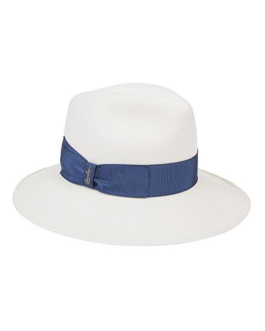 Cappello Panama Giulietta di Borsalino in Blue