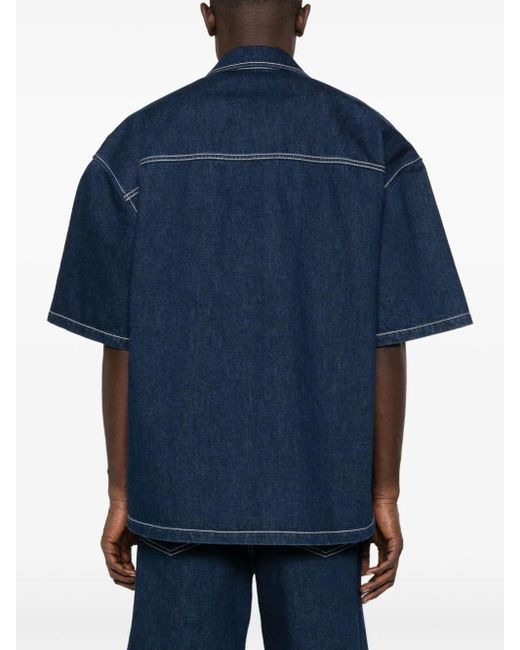 Gucci Blue Denim Shirt for men