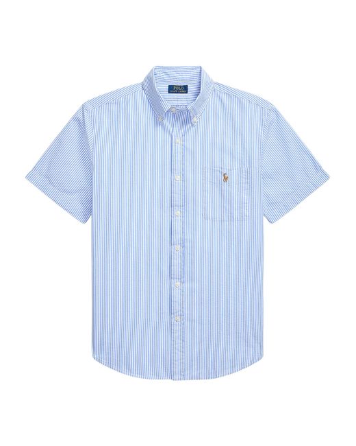 Polo Ralph Lauren Blue Seersucker Shirt for men