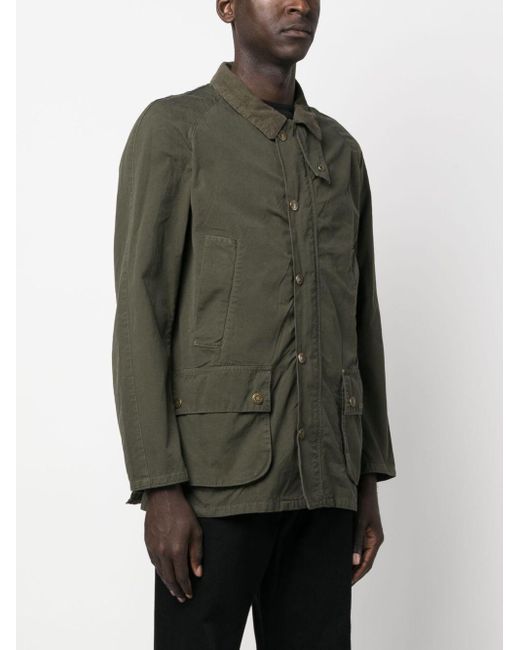 Barbour Green Ashby Wax Jacket for men