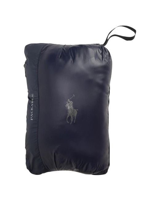 Polo Ralph Lauren Blue The Colden Packable Down Gilet for men