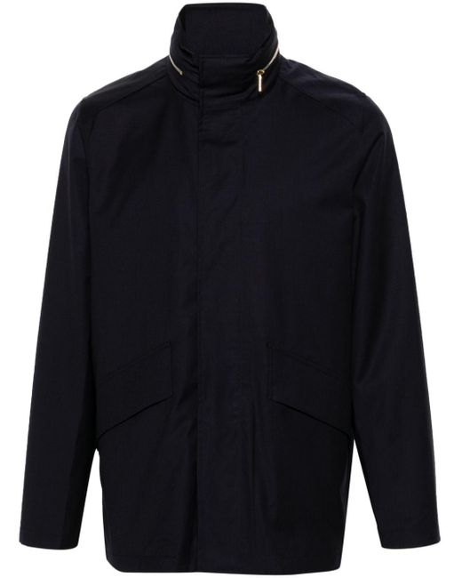Paul Smith Blue Jacket With Pockets for men