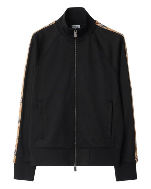 Burberry Black Hoodie With Logo for men