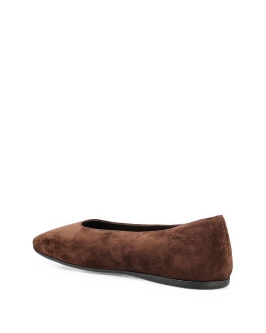 Prada Brown Suede Leather Ballets
