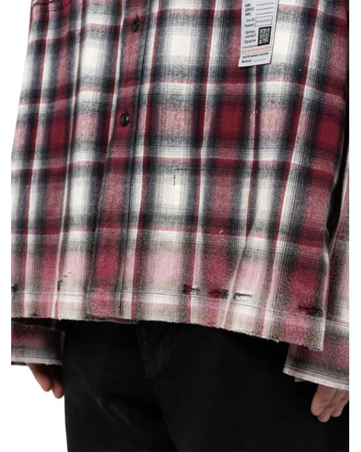 Maison Mihara Yasuhiro Checkered Shirt for men