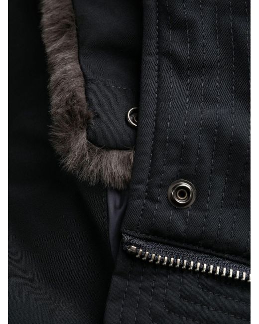 Woolrich Blue Boulder Parka Coat
