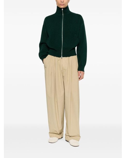 Extreme Cashmere Green Cashmere Cardigan