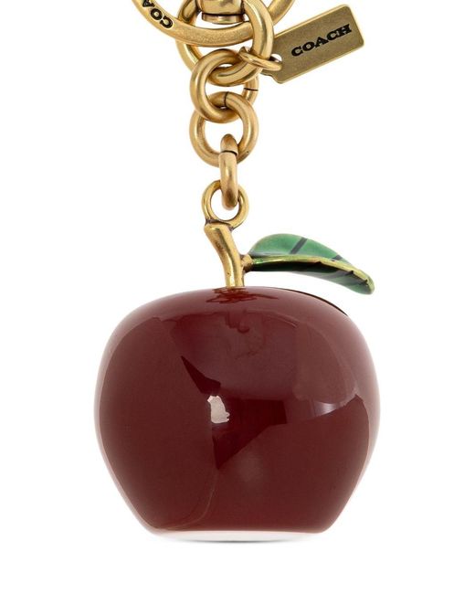 COACH White Apple Charm