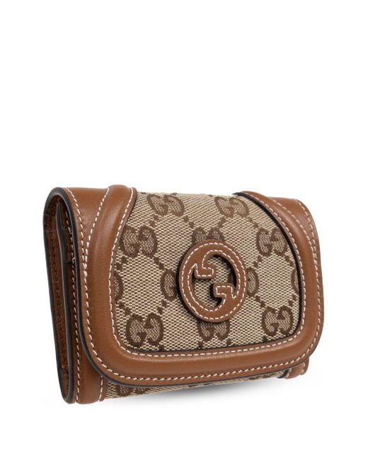 Portacarte Blondie di Gucci in Brown
