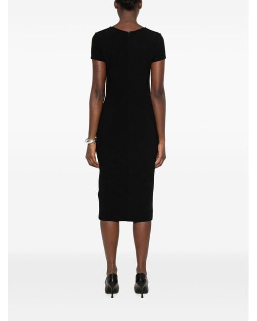 Emporio Armani Black Midi Dress