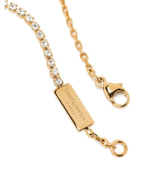 Saint Laurent Metallic Cassandre Bracelet