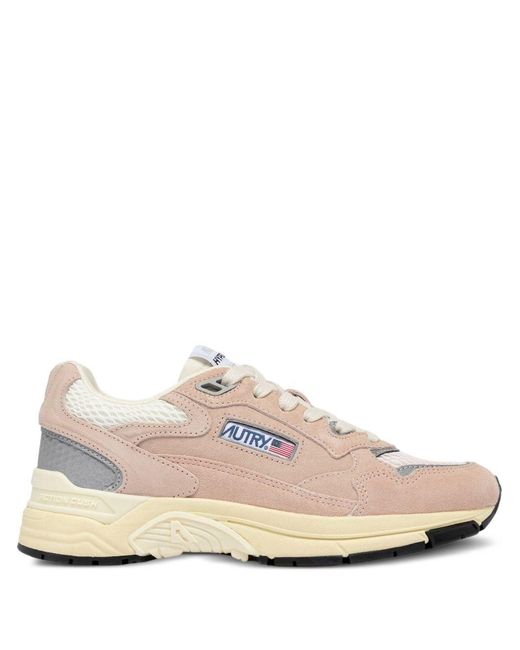 Autry Pink Hyperway Low Sneakers