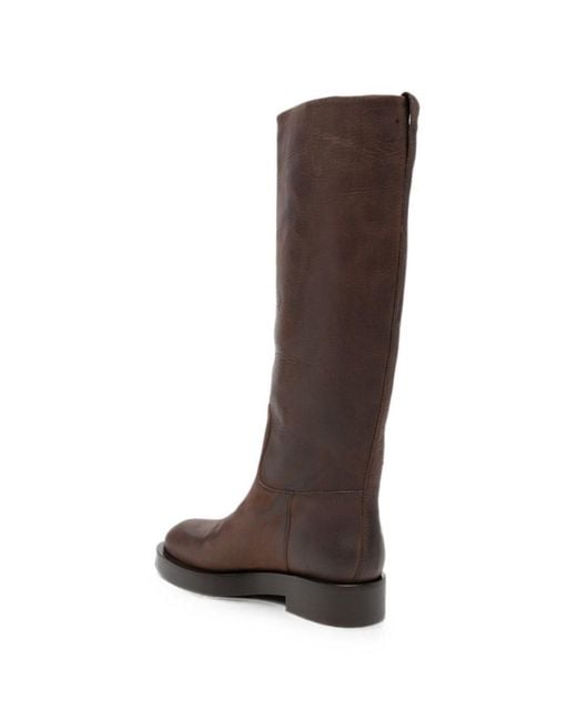 Paris Texas Brown Napa Leather Boots