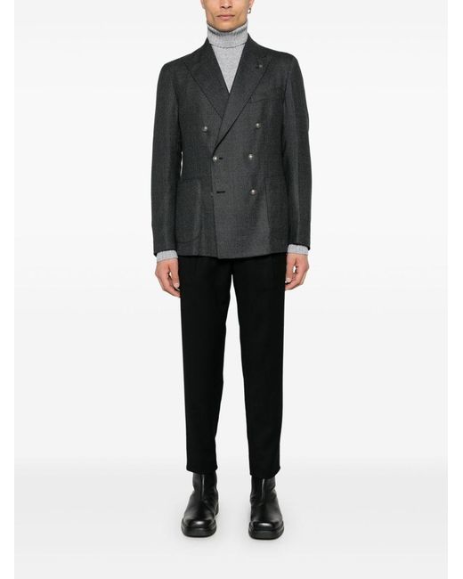 Doppiaa Gray Amintore High-Neck Sweater for men