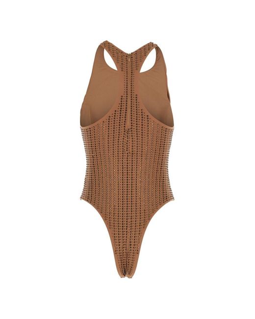 VENUJA Brown One Piece Swimsuit