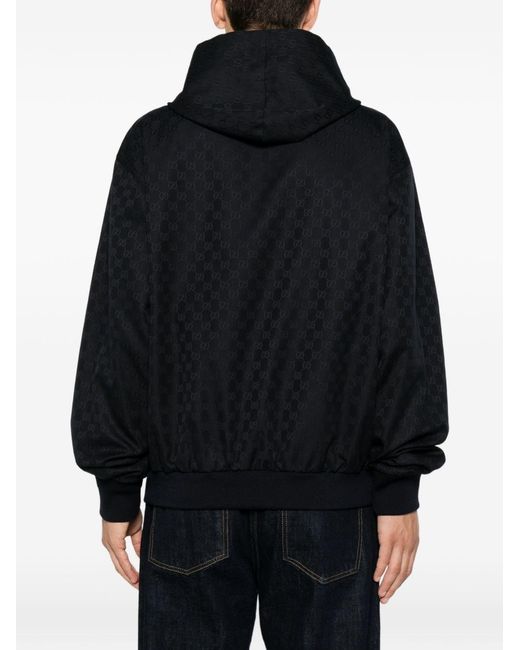 Gucci Black Gg Cotton Blouson Jacket for men