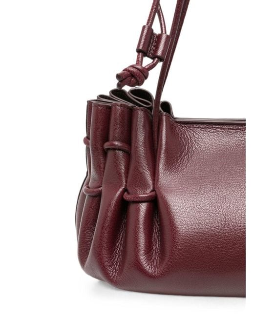 Hereu Purple Arta Mini Leather Handbag