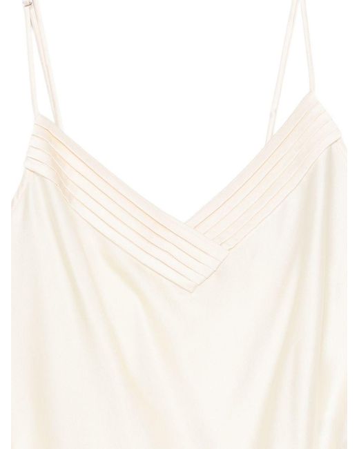 Forte_forte White Silk Satin Bodysuit