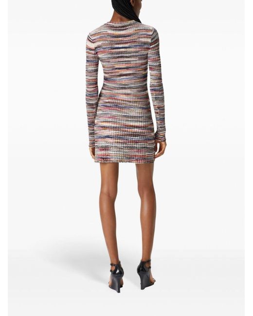 Missoni Pink Striped Short Dress
