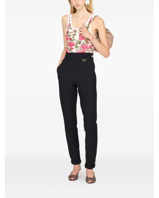 Chloé Pink Printed Cotton Tank Top