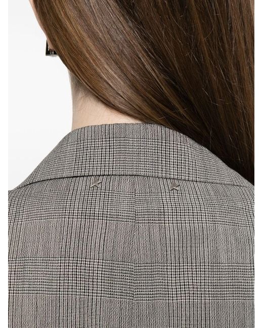 Golden Goose Deluxe Brand Gray Wool Single-Breasted Jacket