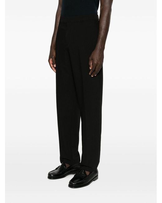 Emporio Armani Black Chino Trousers for men