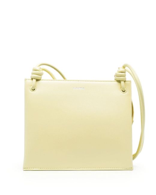 Jil Sander Giro Small Leather Crossbody Bag in Natural Lyst