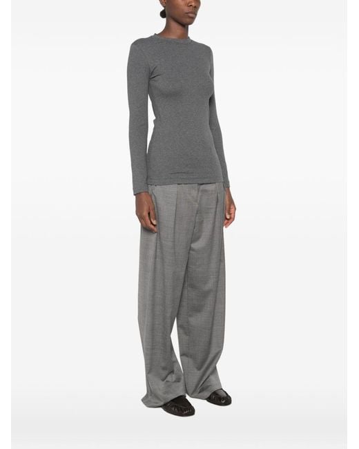 Brunello Cucinelli Gray Cotton T-Shirt