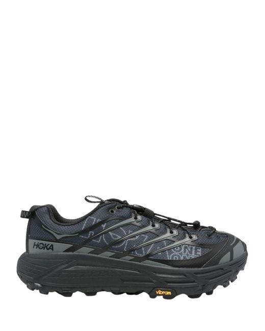 Hoka One One Black Mafate Three2 Wordmark Sneakers for men