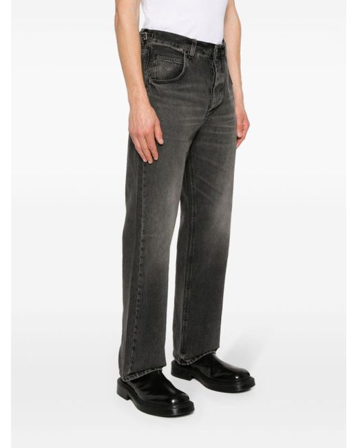 Haikure Black Straight-leg Jeans