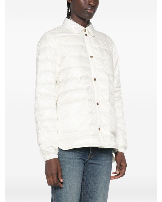 Moncler White Fouine Blouson Jacket